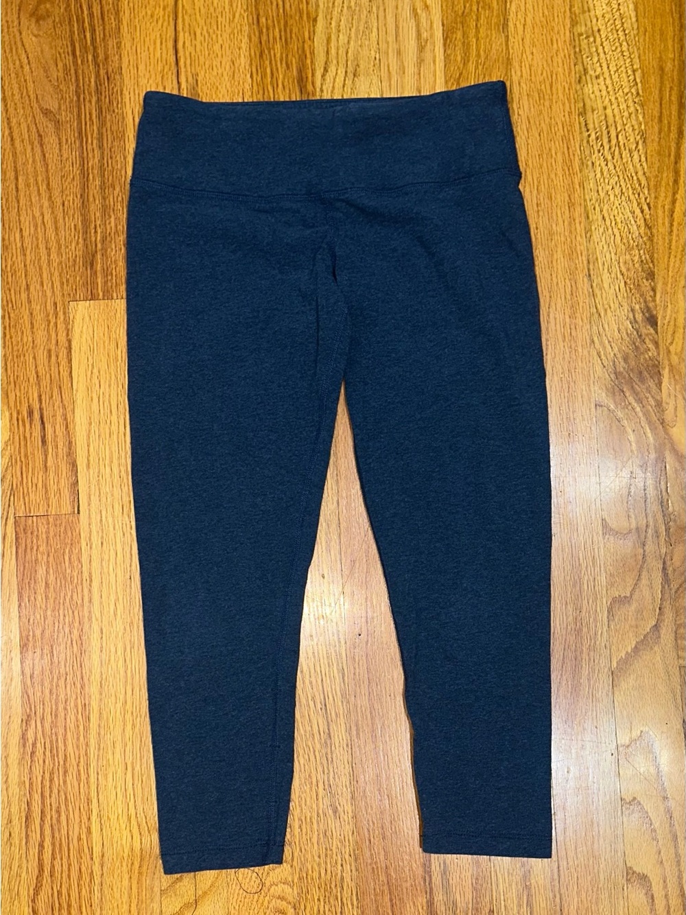 lululemon athletica Navy Cotton Capri Legging